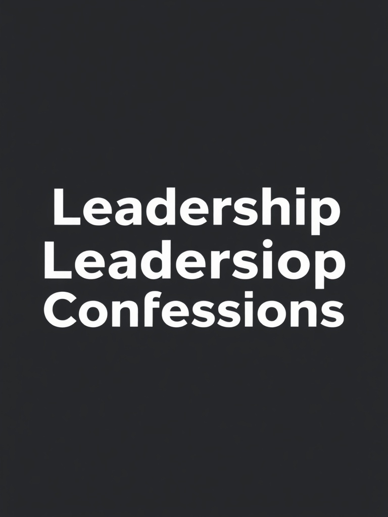 Leadership Confessions image